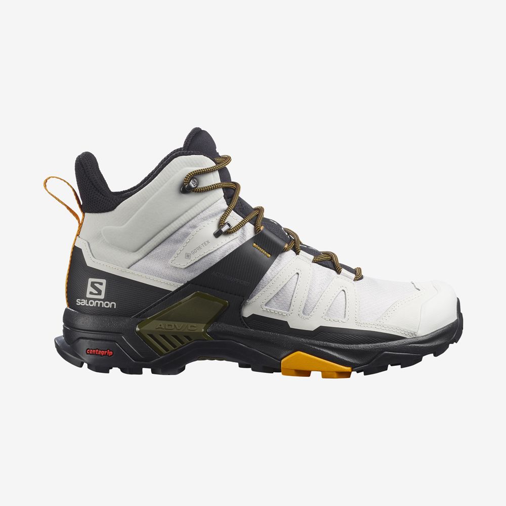 Salomon Israel X ULTRA 4 MID GORE-TEX - Mens Hiking Boots - Sliver (XJLE-98610)